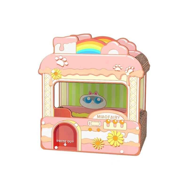 MiaoFairy Candy House Scratcher[可爱甜品屋双层瓦楞纸猫抓板] image 0