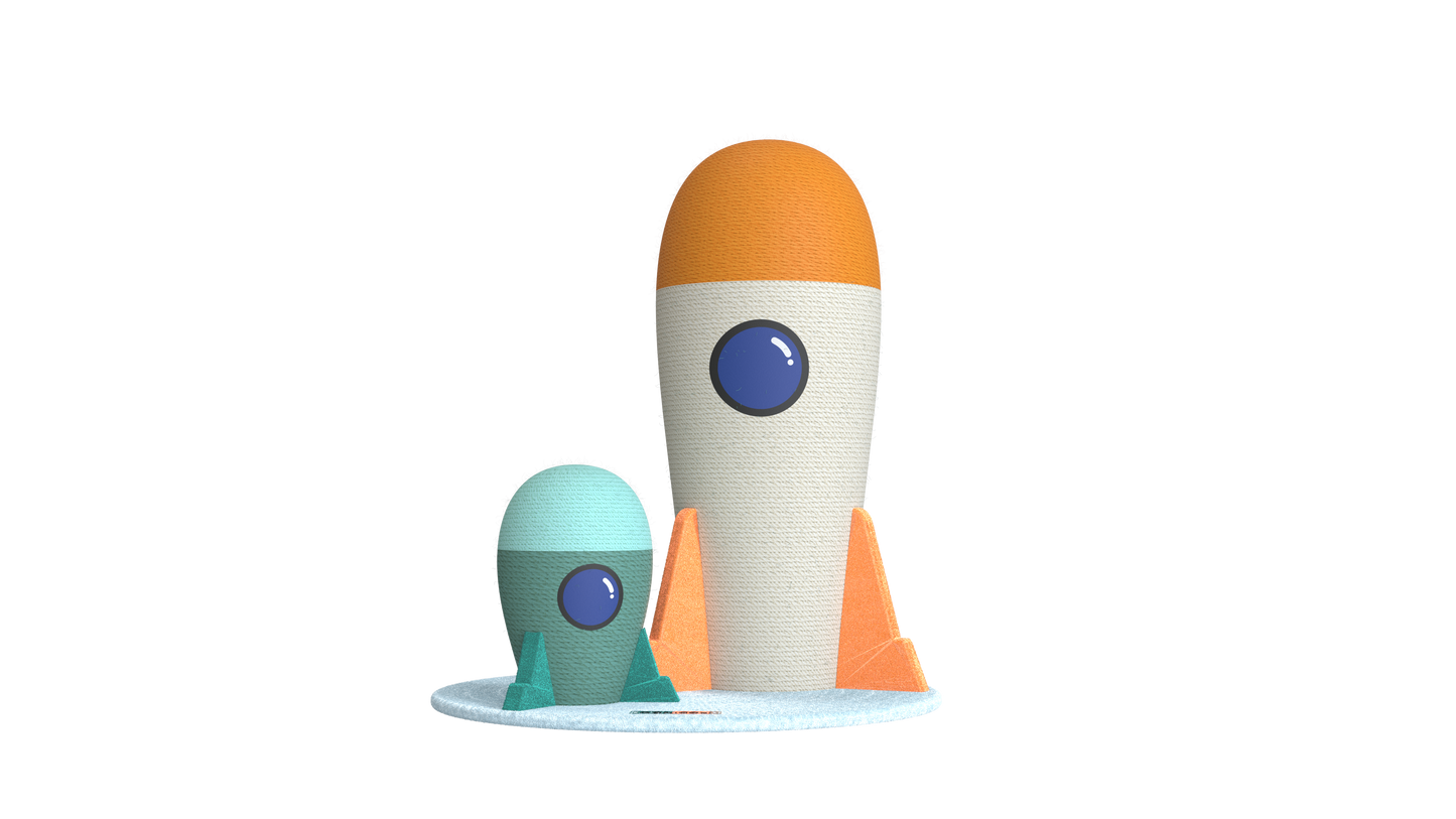 STAR TREK SCRATCH POST[航天飞船猫抓柱] image 4