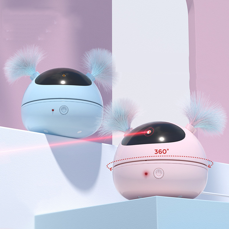 Smart Cat Teaser Robot-USB Rechargable[智能激光机器人玩具USB可充电款-3色可选] image 1