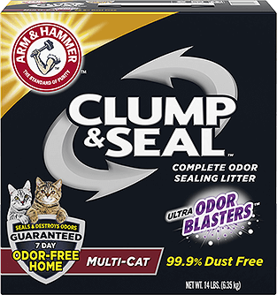 ARM&HAMMER Clump&Seal Odor Sealing Clumping Litter[美国铁锤猫砂] image 1