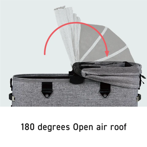 Airbuggy Dome 3 Urban White  Pet Carrier-PremierL[Airbuggy Dome3宠物推车-超限定城市白-大号] image 7