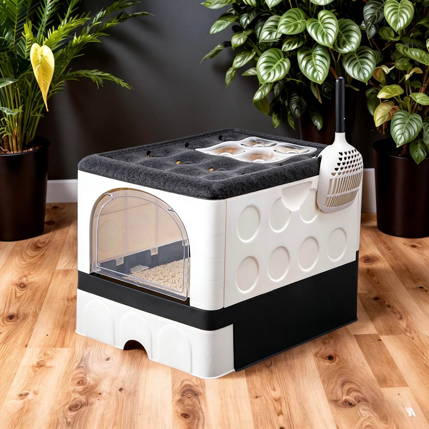 Folded Cat Litter Box-3Colours[折叠猫砂盆-3色]