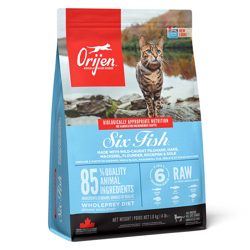 ORIJEN Six Fish Cat-1.8kg[渴望六种鱼干粮-1.8kg] image 0