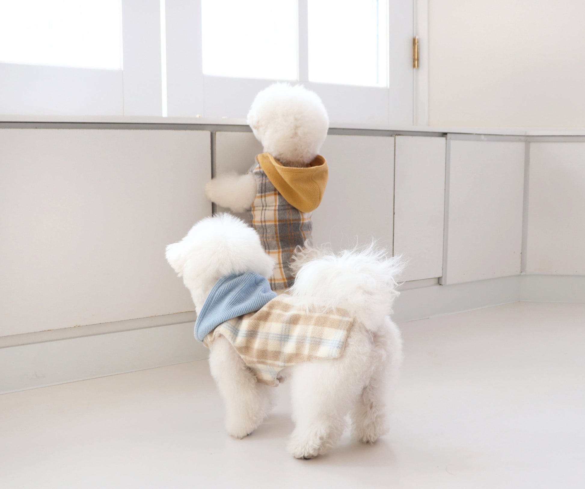 Durang Rurang Hoody Coat[韩国Durang Rurang蓝色帽子格子外套] image 7