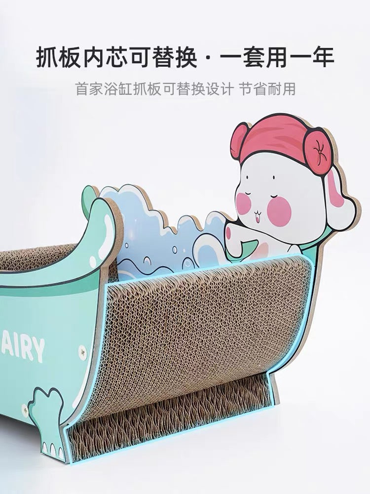 MiaoFairy Bubble Bath Scratcher[泡泡浴缸猫抓板] image 3