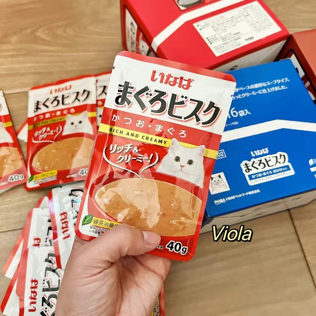 NEW!INABA-Silky Thick Soup Meal Pack:40g[新品INABA-丝滑浓汤餐包:40g] image 6