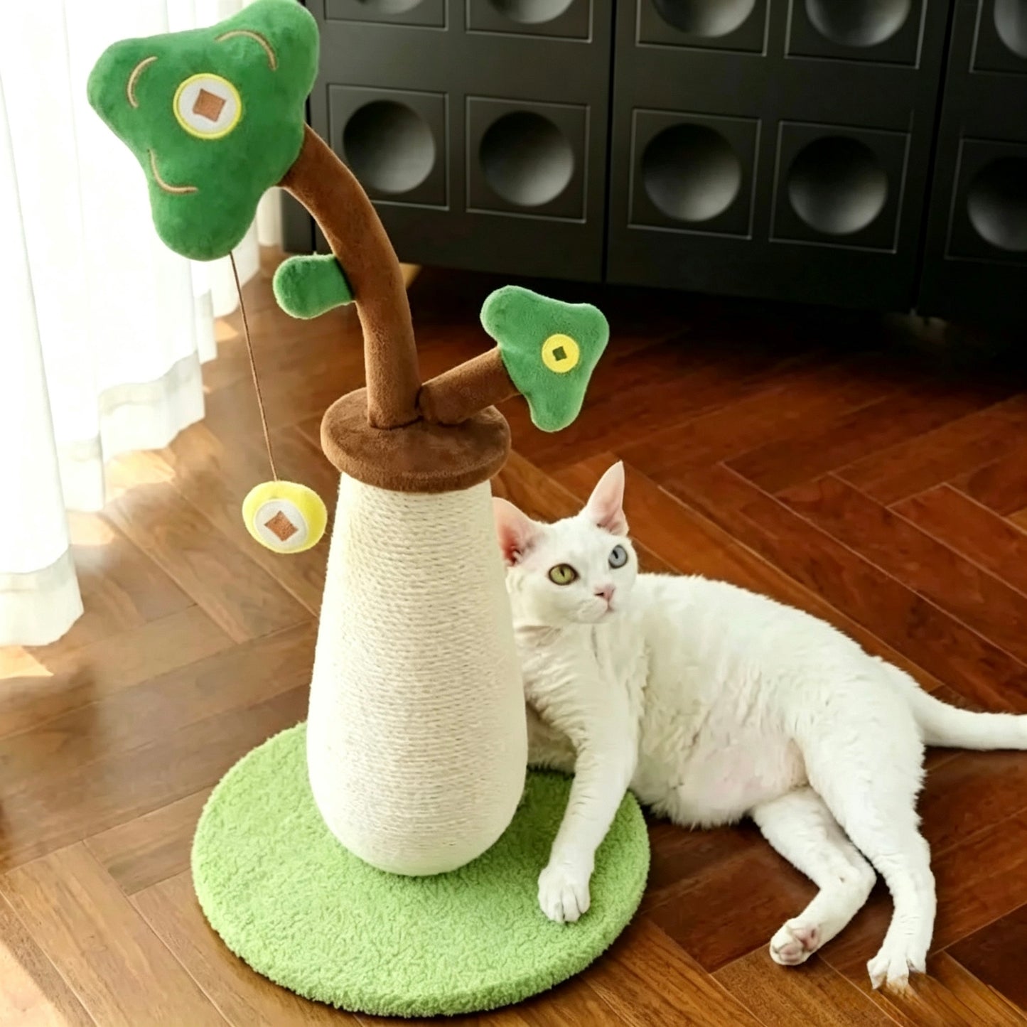 NEW ARRIVALS-Fortune Tree Cat Scratcher Post[新款!摇钱树猫抓柱]