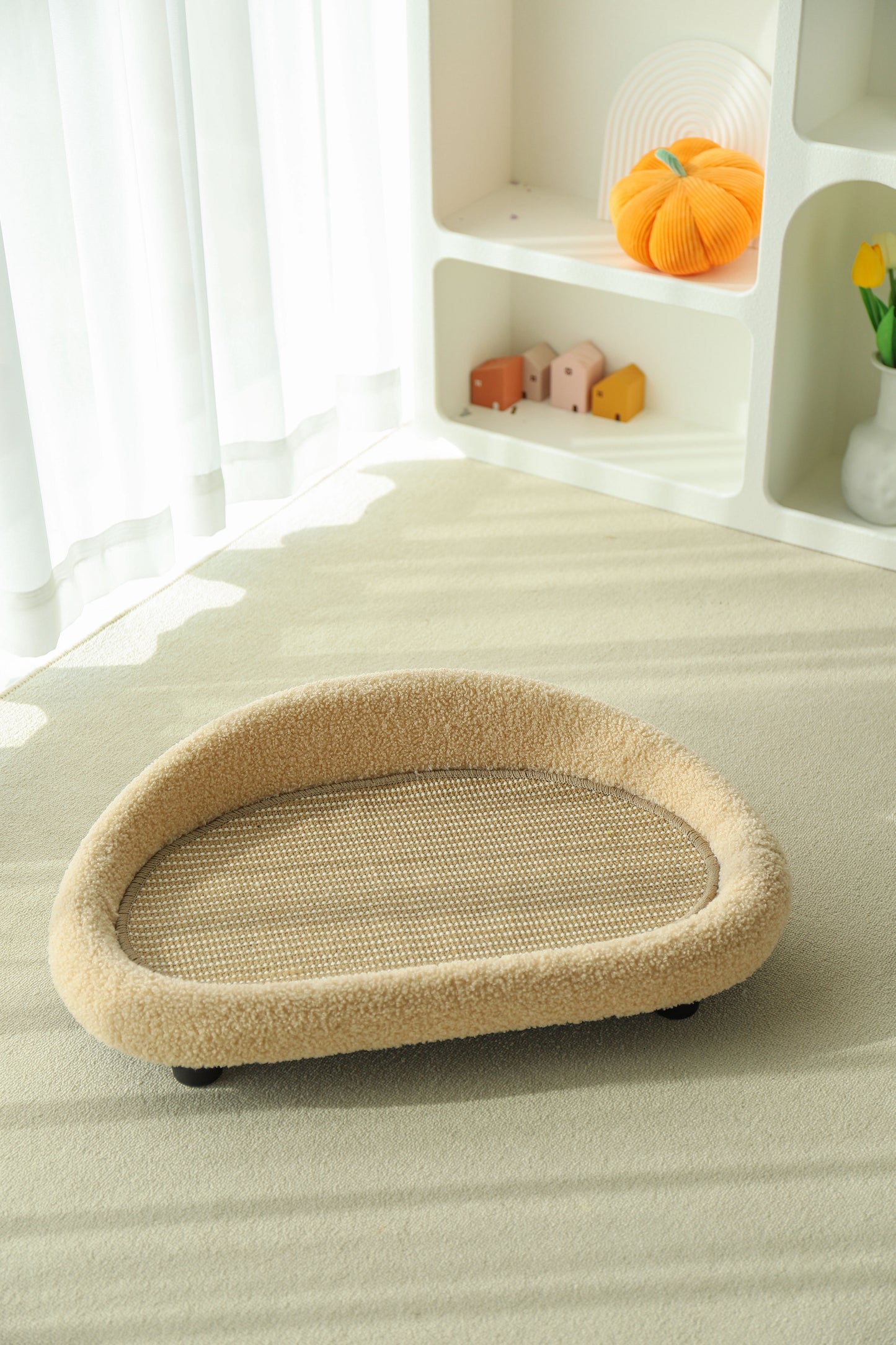 HOT RETURNED-Big Sofa Sisal Scratcher-2Colours[极简剑麻垫沙发-2种颜色]