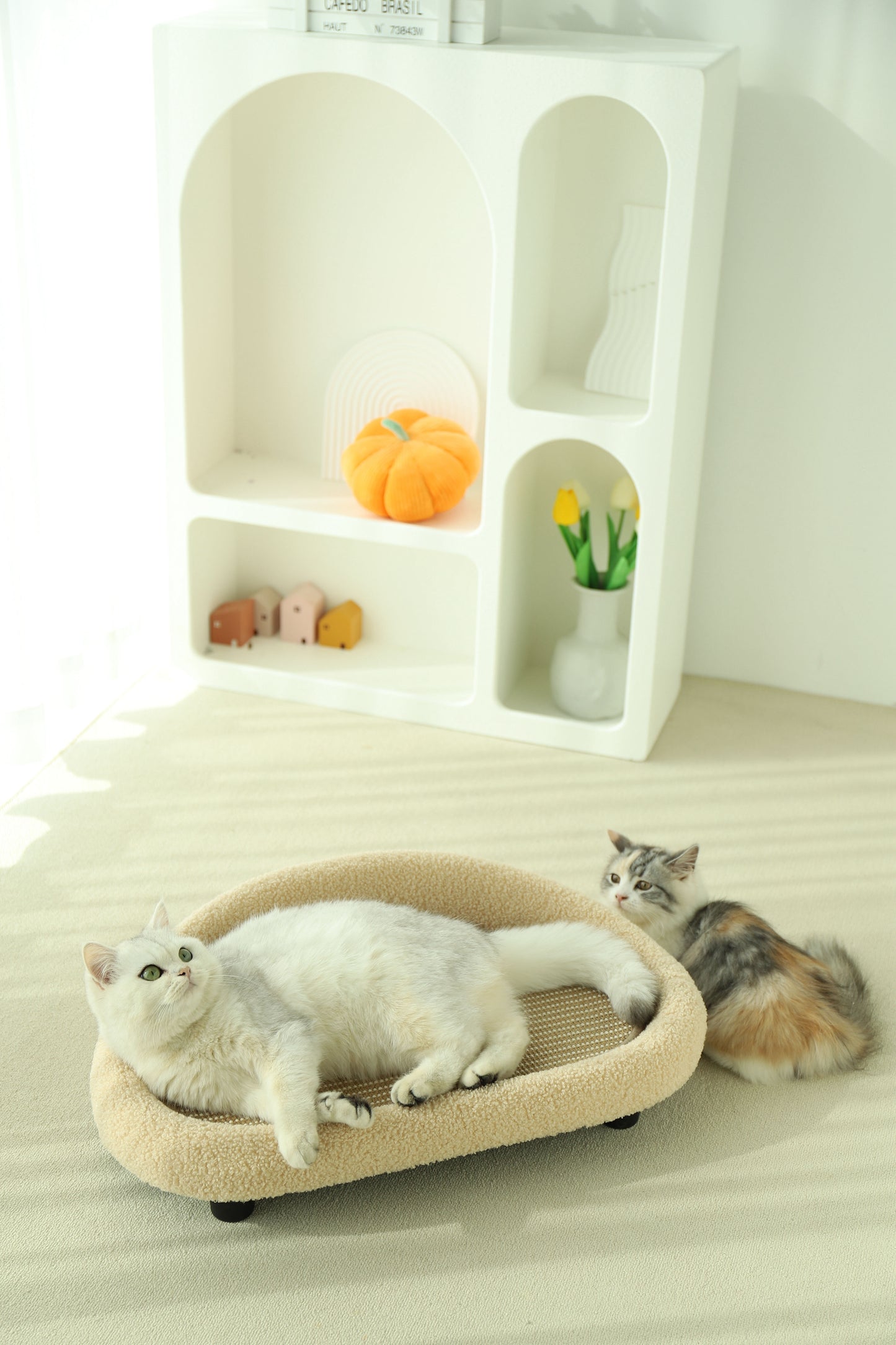 HOT RETURNED-Big Sofa Sisal Scratcher-2Colours[极简剑麻垫沙发-2种颜色]