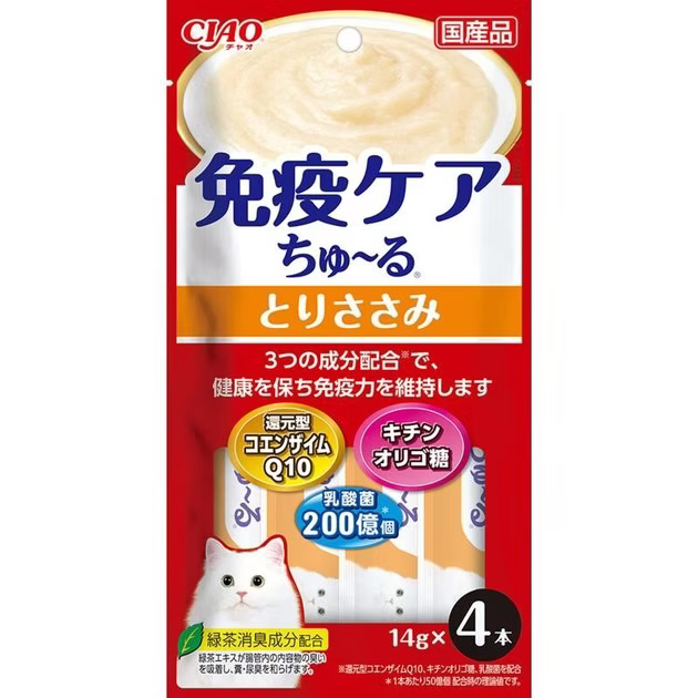 NEW!CIAO Immunity Care Paste-3 Flavours[新品Ciao提升免疫力猫条3种味道]