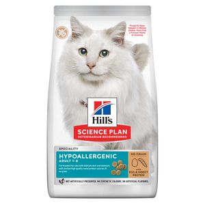 Hill's Hypoallergenic Adult Dry Cat Food[Hill's低敏成猫干粮/鸡蛋昆虫蛋白配方-玻璃胃/祛泪痕专用]