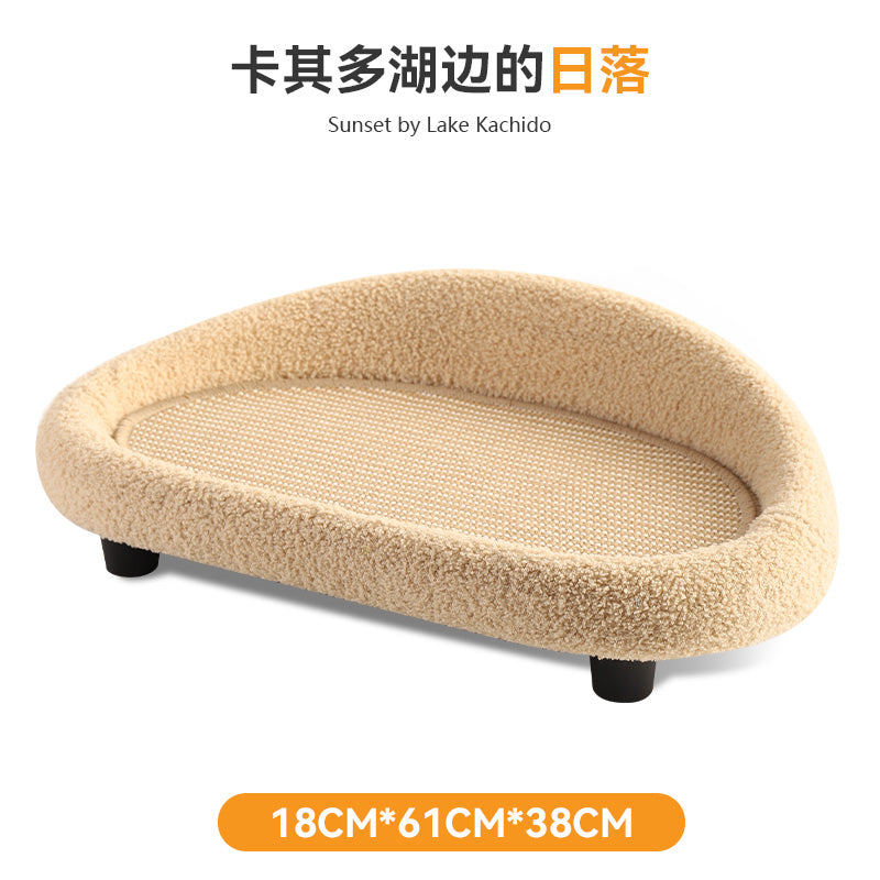 HOT RETURNED-Big Sofa Sisal Scratcher-2Colours[极简剑麻垫沙发-2种颜色]