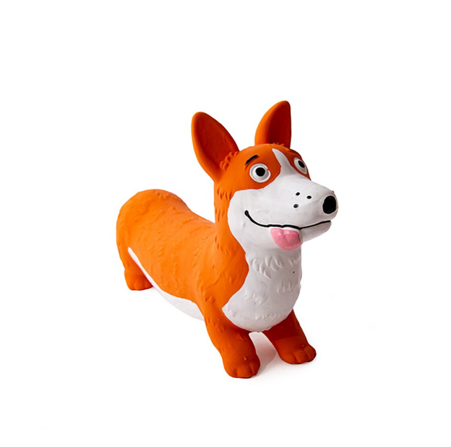 Great&Small Let's Play Latex Squeaky Corgi[Great&Small Let's Play 乳胶发声玩具-柯基]