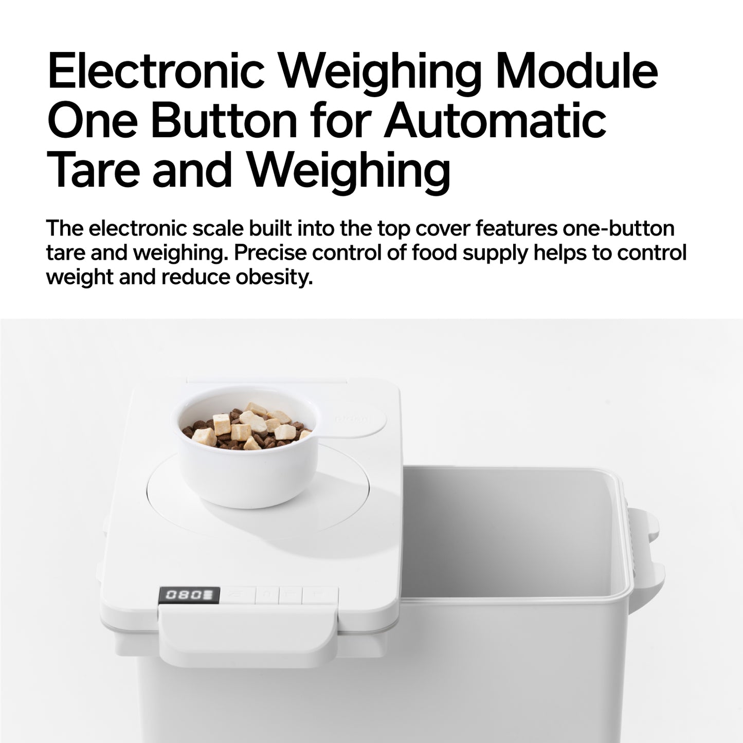 Pidan Automatic Vacuum Pet Food Container with Weight Scale[Pidan真空称重保鲜储粮桶15L] image 3