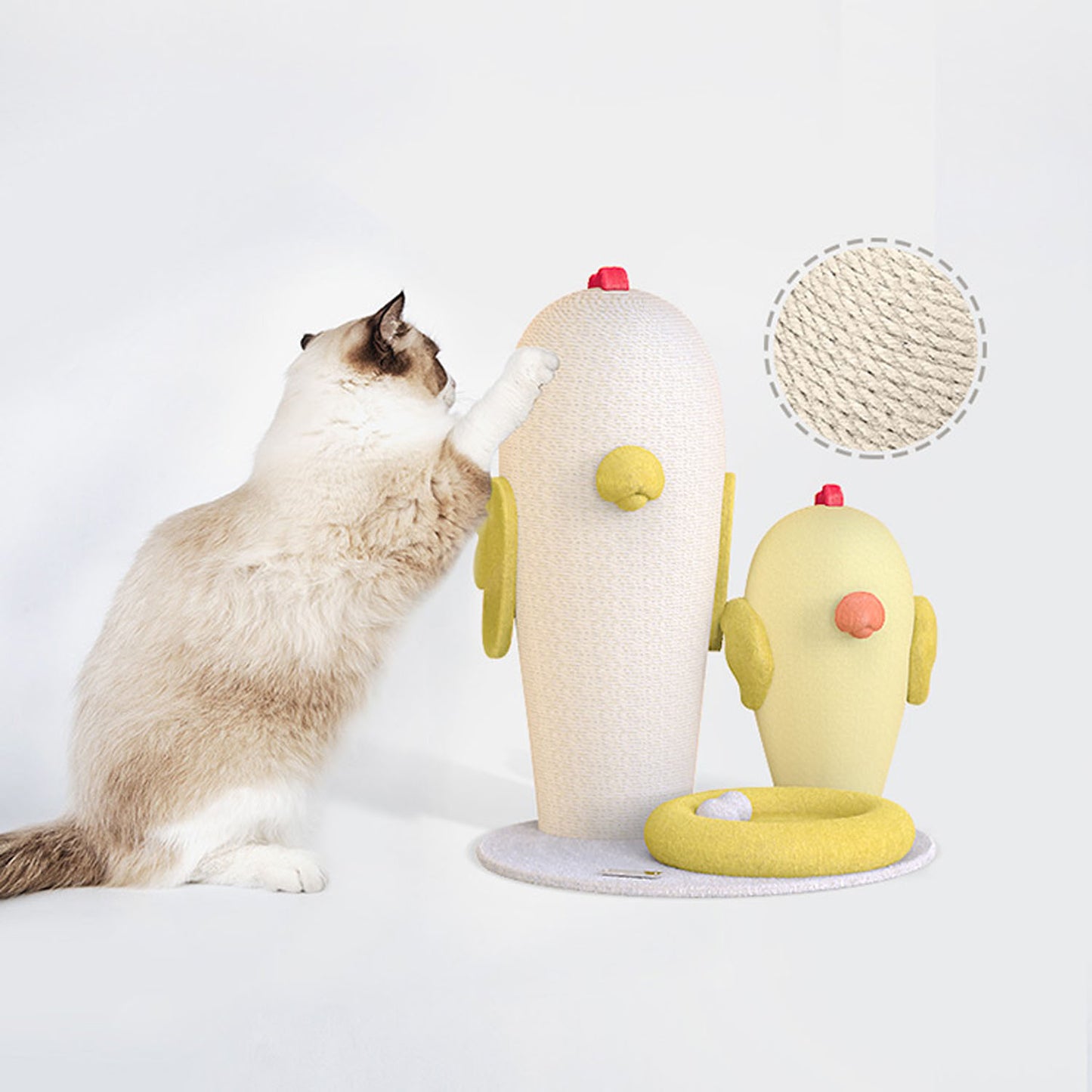 Cute Chicken Scratch Post[可爱小黄鸡猫抓柱] image 6