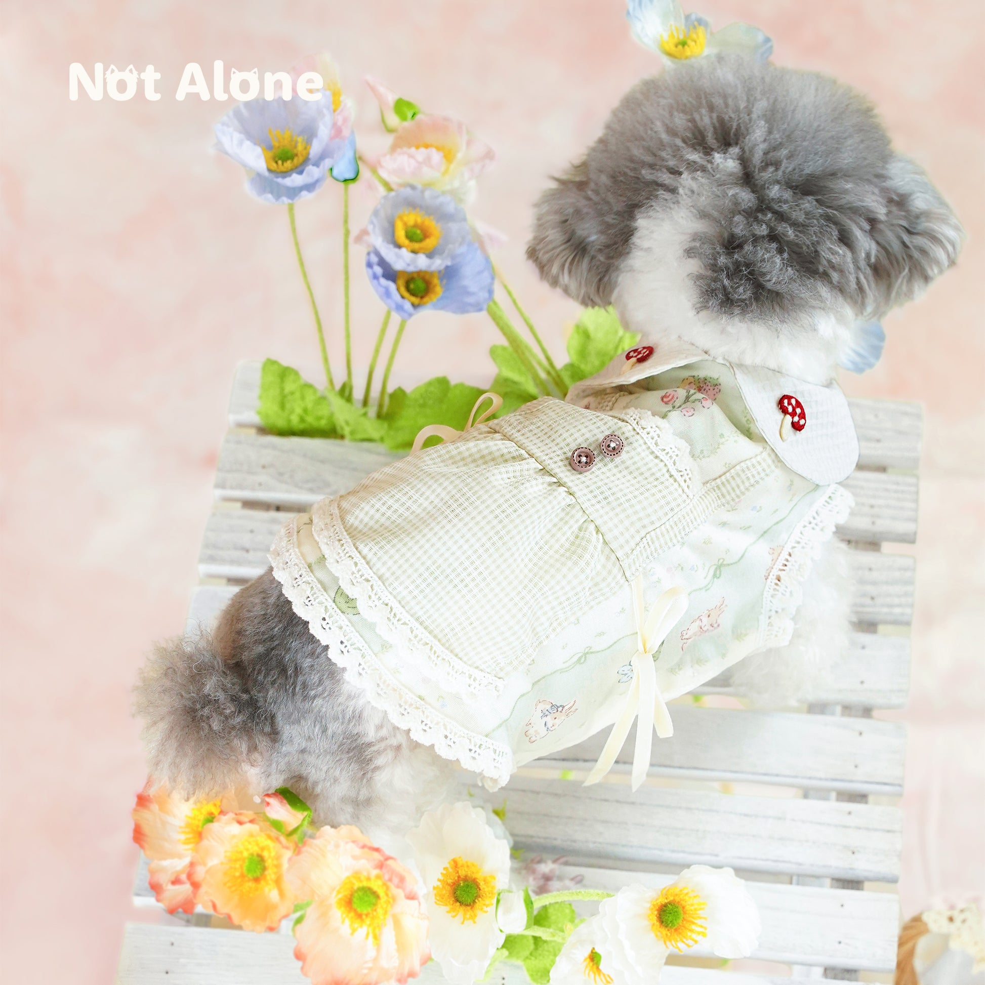 NotAlone-Afternoon Tea Bunny Dress [不孤岛-花花兔兔茶歇裙] image 4