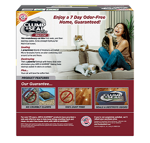 ARM&HAMMER Clump&Seal Odor Sealing Clumping Litter[美国铁锤猫砂] image 4