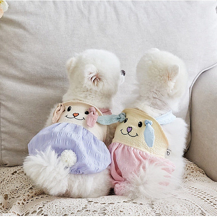 Pets&Me Rabbit Skirt with Hairpin[韩国Pets&Me兔兔南瓜裙(包含发夹)] image 1