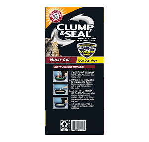 ARM&HAMMER Clump&Seal Odor Sealing Clumping Litter[美国铁锤猫砂] image 3