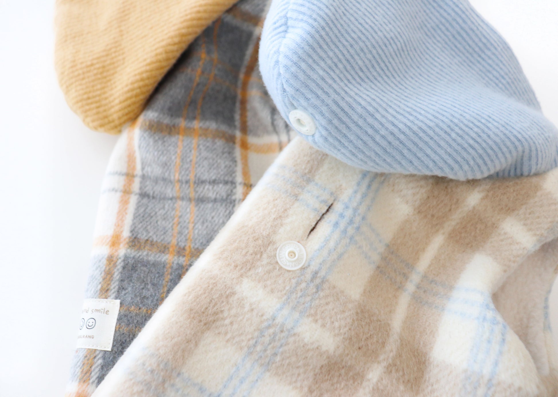 Durang Rurang Hoody Coat[韩国Durang Rurang蓝色帽子格子外套] image 8