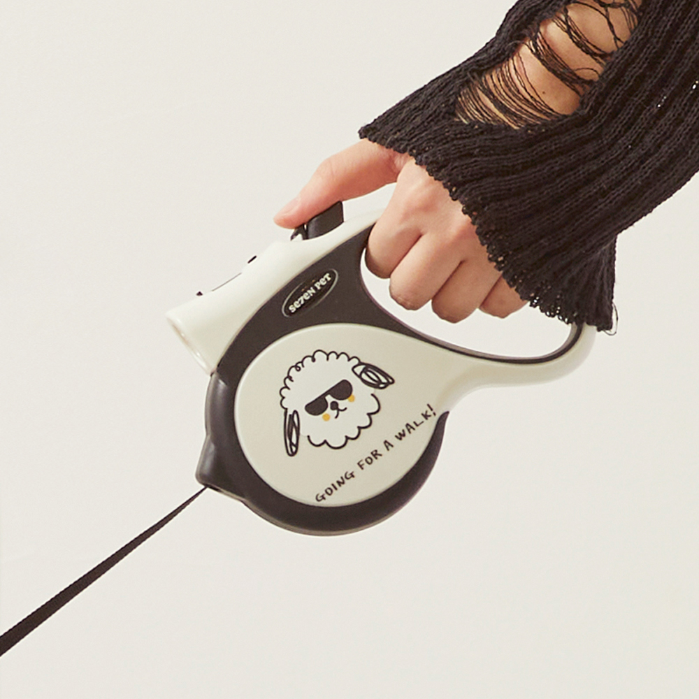 SEVEN PET- LED LIGHT RETRA CTABLE LEASH[闪亮LED自动牵引绳3米长] image 3