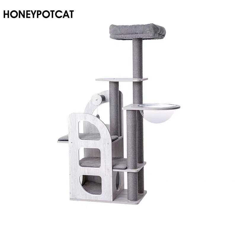 Honeypot Cat-Eco-Friendly Wood Cat Tree[蜜罐猫-生态板木质猫树] image 4