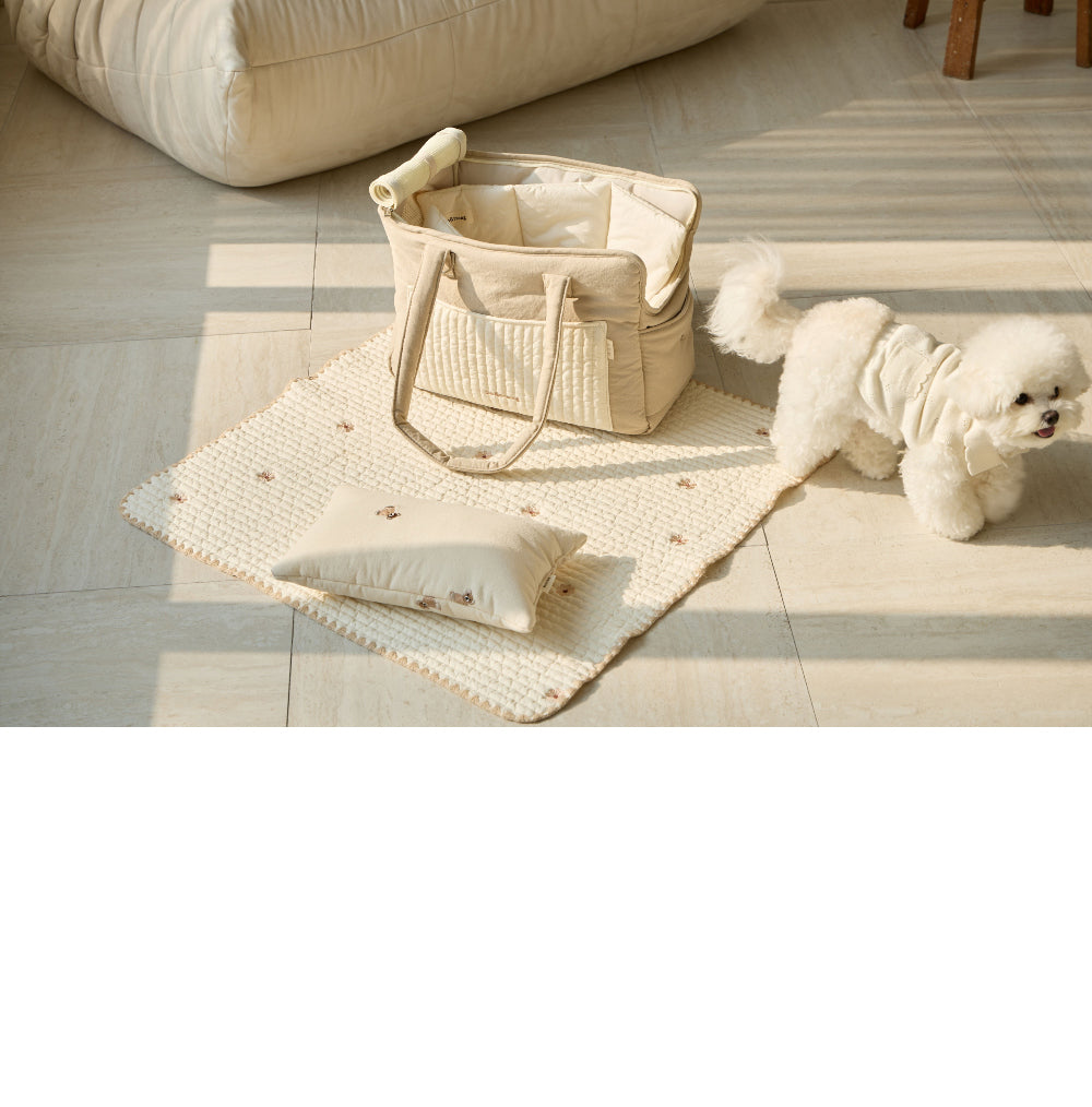 Ba&ttang-Quilted Pocket Two in One Shoulder Bag[Ba&ttang-新款外出包/可斜挎] image 3