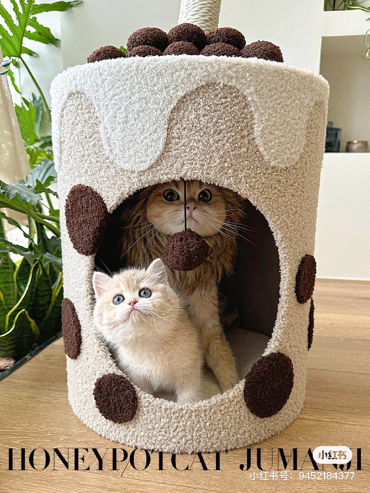 Honeypot Cat-Bubble Milk Tea Cat Nest[蜜罐猫-珍珠奶茶猫窝] image 1