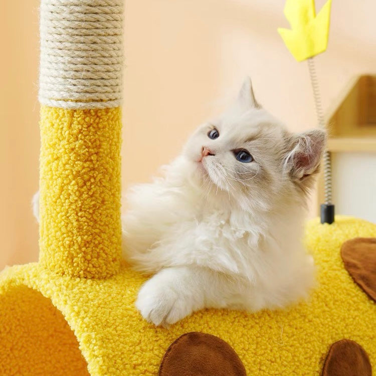 Animal Series Scratcher Post-4Types[小动物系列抓柱玩具-4种小黄鹿/绅士鸡/小笨驼/小丑牛] image 3