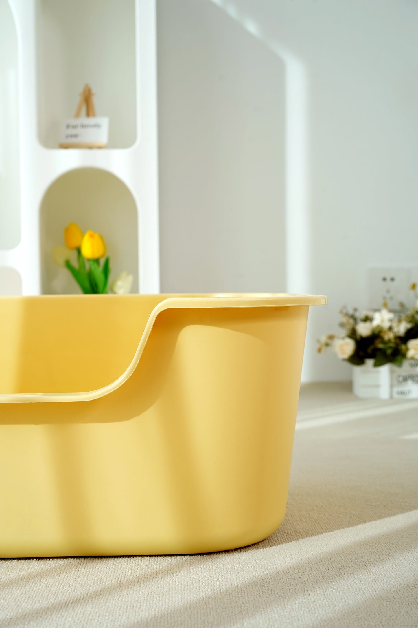 Big Strong Open Cat Litter Box-3 Colours-56x41x22cm[大号敞口猫砂盆-3种颜色-56x41x22cm] image 6