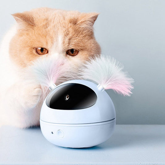 Smart Cat Teaser Robot-USB Rechargable[智能激光机器人玩具USB可充电款-3色可选] image 0