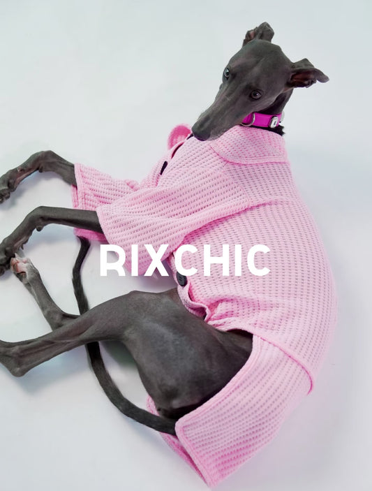 RIX CHIC BabyPink T-Shirt 华夫格两脚衣 image 0