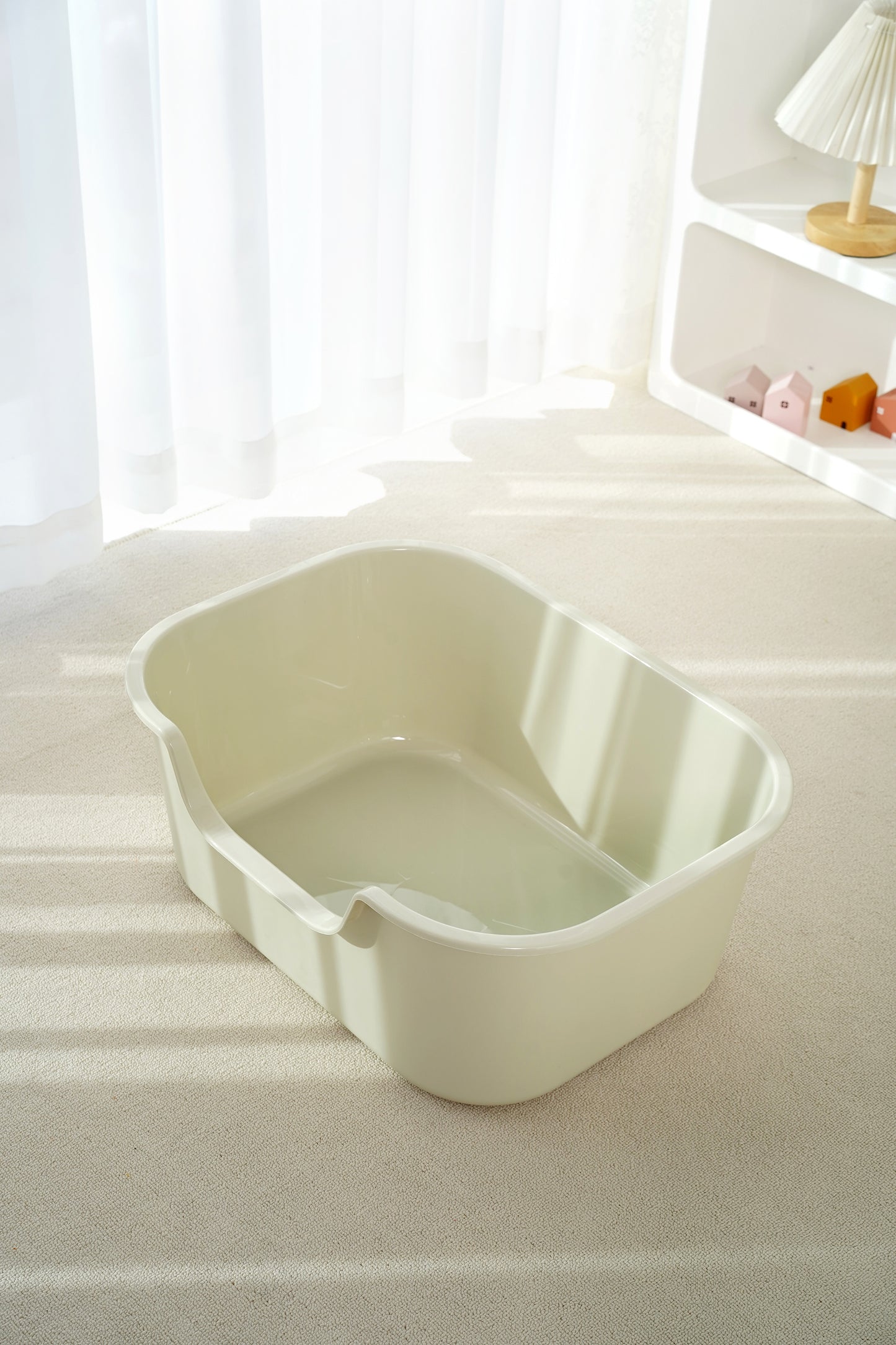 Big Strong Open Cat Litter Box-3 Colours-56x41x22cm[大号敞口猫砂盆-3种颜色-56x41x22cm] image 11