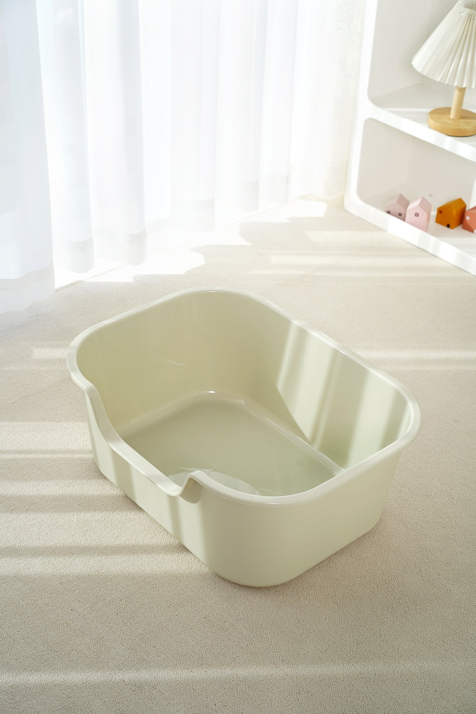 Big Strong Open Cat Litter Box-3 Colours-56x41x22cm[大号敞口猫砂盆-3种颜色-56x41x22cm] image 11