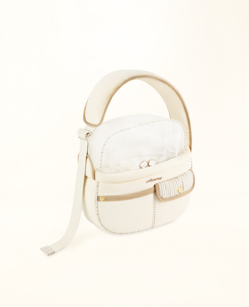 Seoru-Soft Valentine Bag: Sand Beige[Seoru-Valentine系列宠物挎包:沙米色] image 5