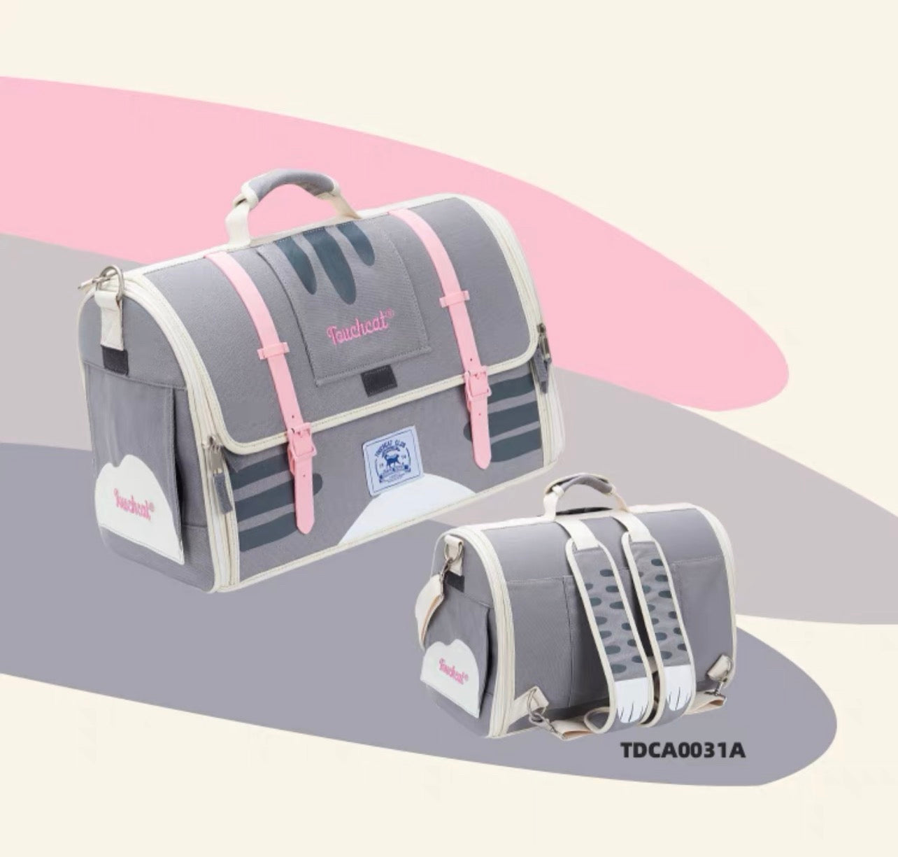 TouchCat Backpack Pet Carrier (双肩背包2色) image 1