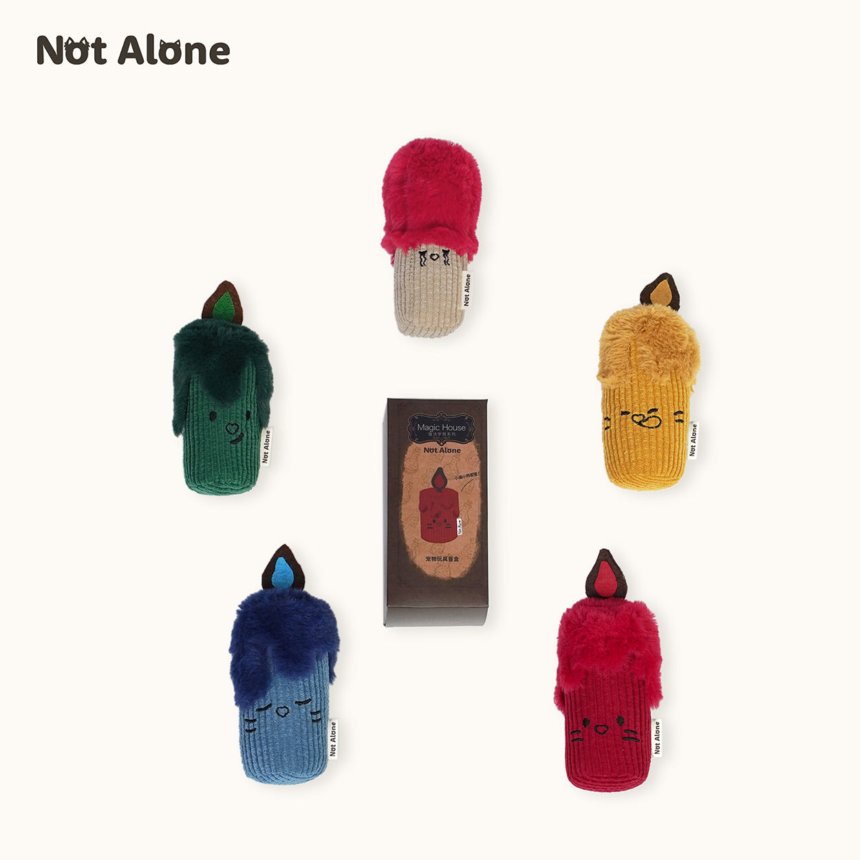 NotAlone-Magic House Candle Pet Plush Toy Blind Box[不孤岛-魔法学院系列宠物玩具盲盒] image 0