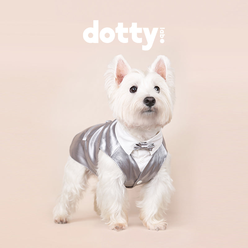 Dotty Lab Satin Suit Vest image 0