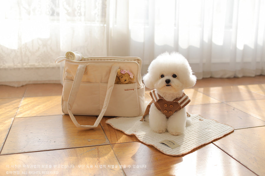 Ba&ttang-Check Two in One Shoulder Bag:ivory[Ba&ttang-两用单肩包:象牙白] image 7