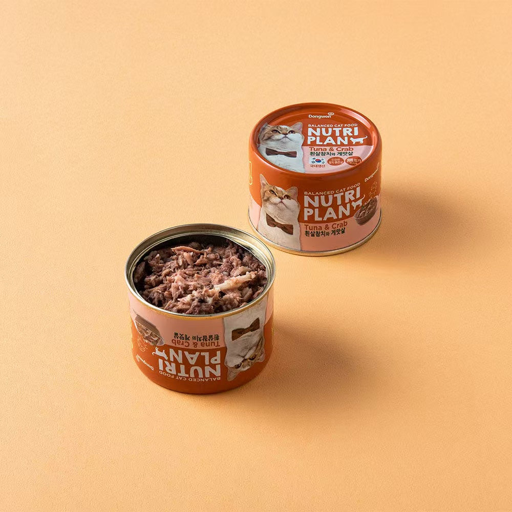 Dongwon Nutri Plan Tins 160g[韩国Dongwon健康配方猫罐头-160g]