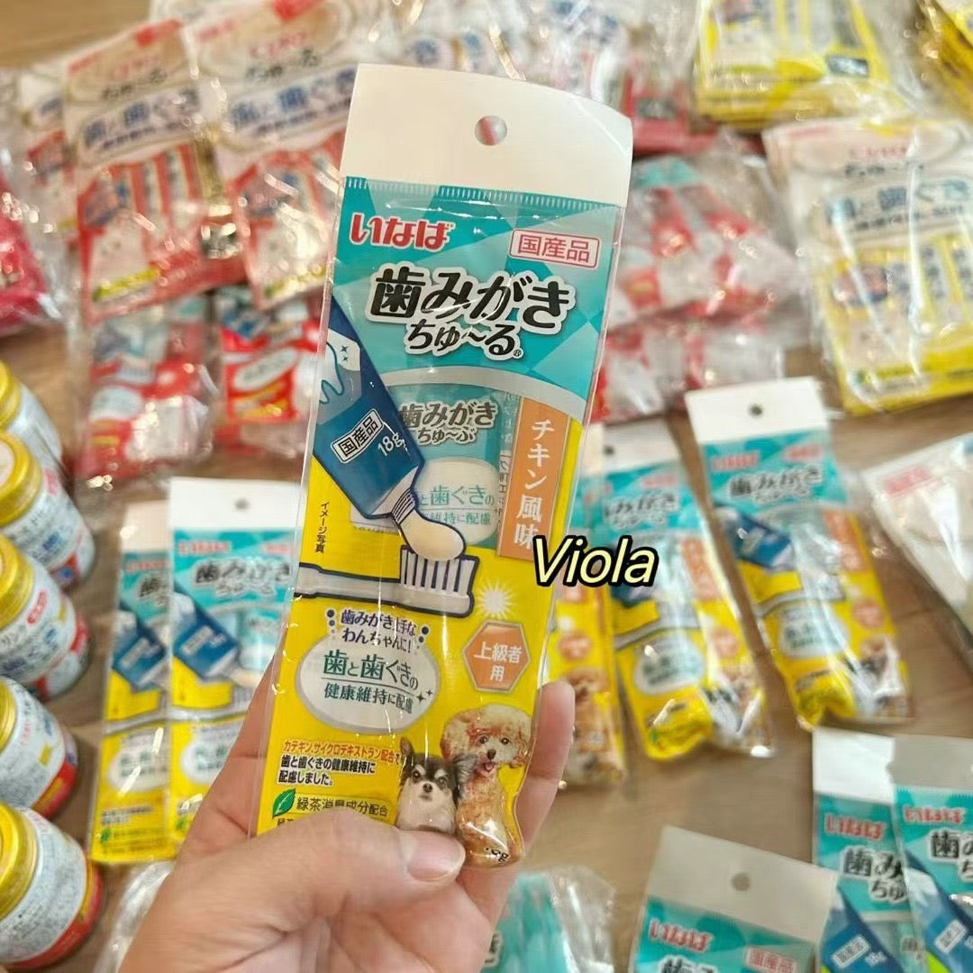 INABA-Non-Wash Dog Toothpaste:2Types[INABA-肉泥免洗牙膏犬用:2款] image 3