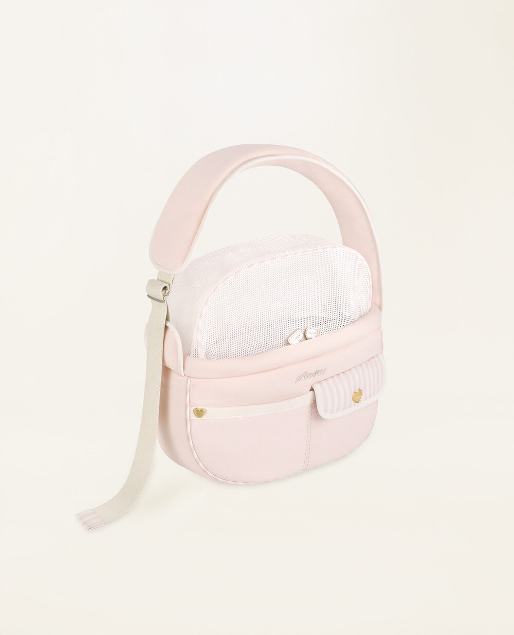 Seoru-Soft Valentine Bag: Milk Pink[Seoru-Valentine系列宠物挎包: 奶油粉] image 5