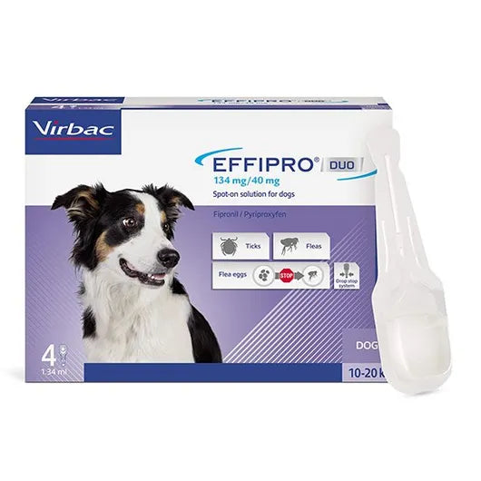 EFFIPRO® DUO Spot-On Flea and Tick Treatment for Dogs[EFFIPRO狗狗体外驱虫药-跳蚤+蜱虫] image 1