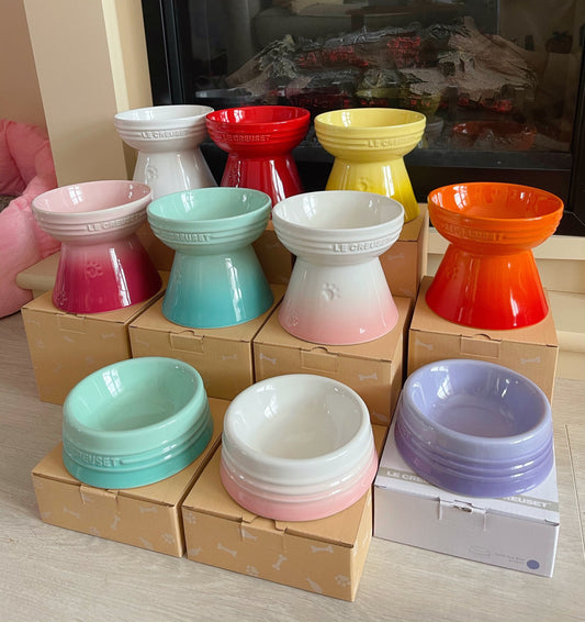 Le Creuset Footed Pet Bowl[酷彩高脚宠物碗-8色可选] image 0