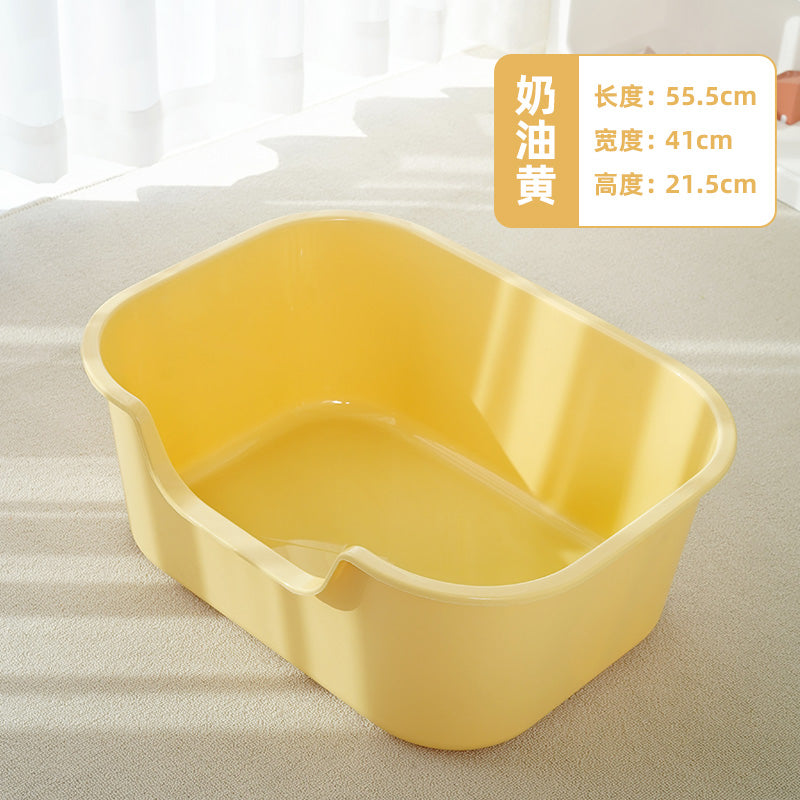 Big Strong Open Cat Litter Box-3 Colours-56x41x22cm[大号敞口猫砂盆-3种颜色-56x41x22cm] image 2