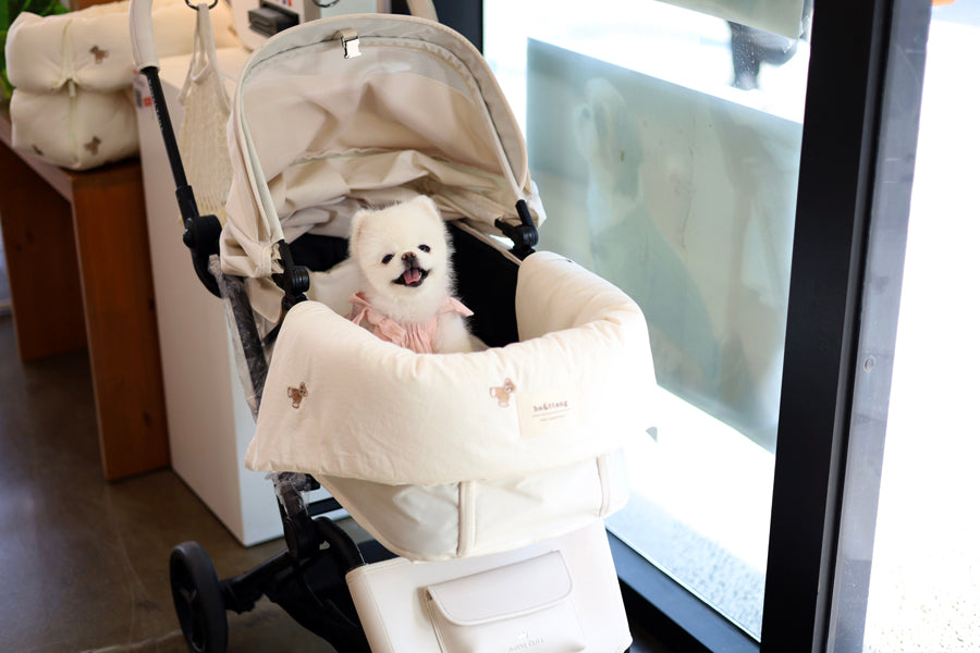 Ba&ttang-Teddy Bear Stroller Seat & Bag[Ba&ttang-百变出行包:可成为推车内垫] image 6