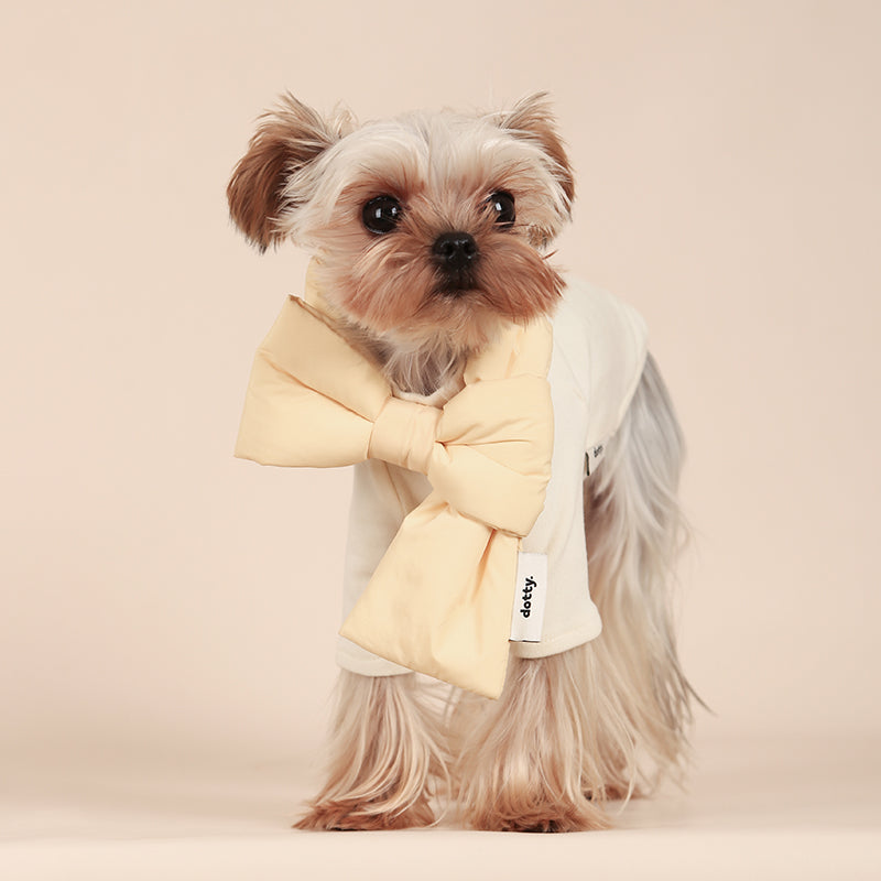 Dotty Lab Bowknot Puffed Scarf image 2