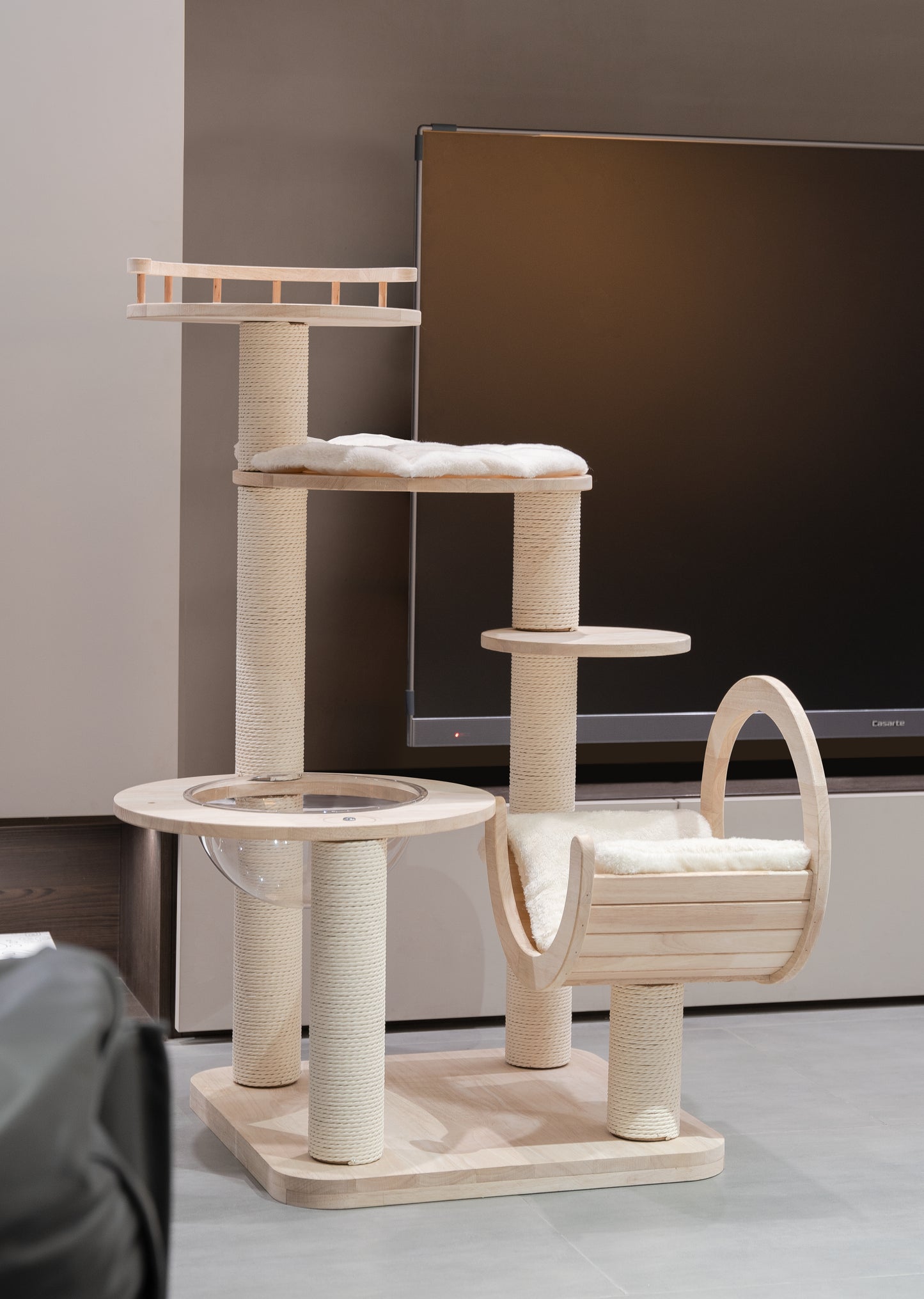ViolaPets-Lego Cat Tree:143cm-3 Combinations[ViolaPets百变乐高实木猫树:143cm3种组合方式/表面防水] image 1
