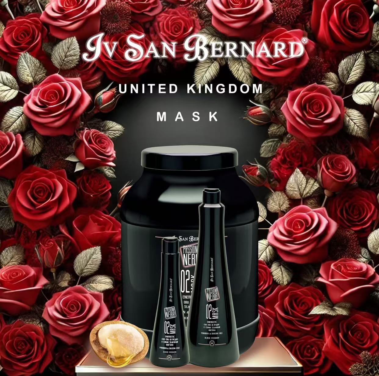 Iv San Bernard-Black Passion: Mask/Conditioner 02[伊珊娜-黑炫系列: 护毛素02] image 0