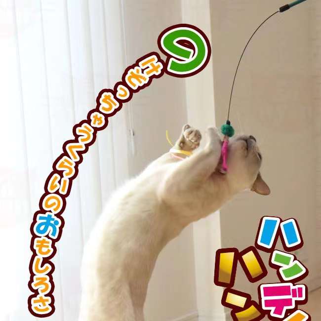 PetzRoute Super-Long Feather Teasing Toy[PetzRoute超长羽毛逗猫棒] image 2